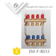 EM-F-B033 brass manifold for flow rate gauge